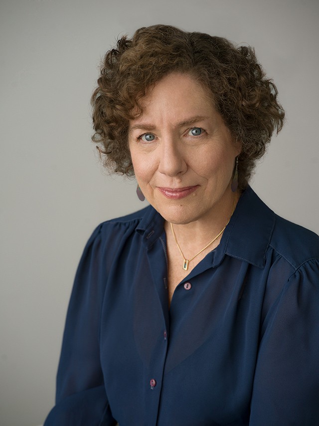 Portrait of author Elaine Weiss by Nina Subin.
