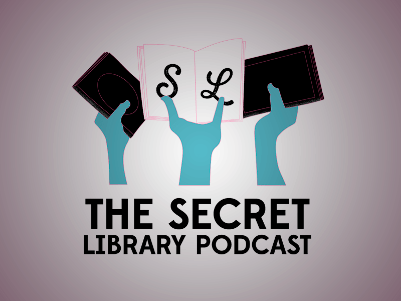 The Secret Library Podcast logo.