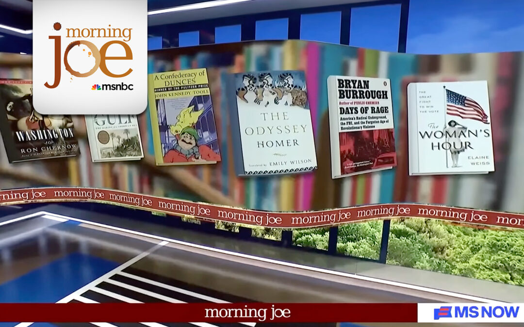 Ryan Holiday on MS Now's "Morning Joe" chooses The Woman's Hour as one of Best Books to Read Summer 2026.